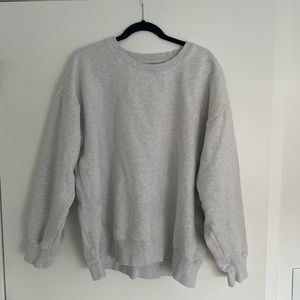 Aritzia TNA cozy fleece boyfriend crewneck XL